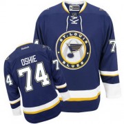 St. Louis Blues ＃74 Youth T.J Oshie Reebok Authentic Navy Blue Third Jersey