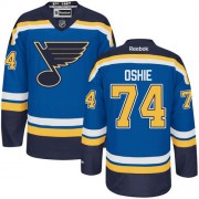 St. Louis Blues ＃74 Youth T.J Oshie Reebok Authentic Royal Blue Home Jersey