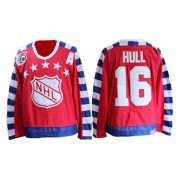 St. Louis Blues ＃16 Men's Brett Hull CCM Authentic Red Throwback 75TH Jersey