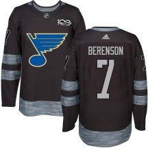 St. Louis Blues Men's Red Berenson Authentic Black 1917-2017 100th Anniversary Jersey