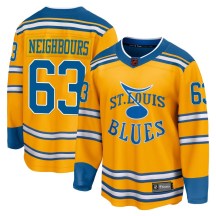 St. Louis Blues Men's Jake Neighbours Fanatics Branded Breakaway Yellow Special Edition 2.0 Jersey