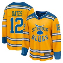 St. Louis Blues Men's Adam Oates Fanatics Branded Breakaway Yellow Special Edition 2.0 Jersey