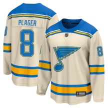 St. Louis Blues Youth Barclay Plager Fanatics Branded Breakaway Cream 2022 Winter Classic Jersey