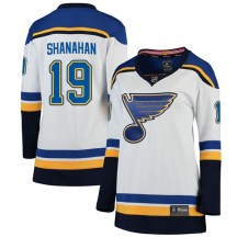 St. Louis Blues Women's Brendan Shanahan Fanatics Branded Breakaway White Away Jersey