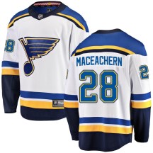 St. Louis Blues Men's MacKenzie MacEachern Fanatics Branded Breakaway White Mackenzie MacEachern Away Jersey
