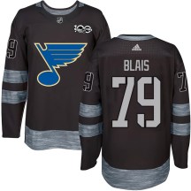 St. Louis Blues Youth Sammy Blais Authentic Black 1917-2017 100th Anniversary Jersey