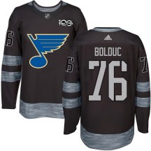 St. Louis Blues Youth Zack Bolduc Authentic Black 1917-2017 100th Anniversary Jersey