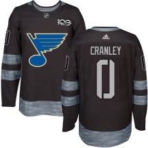 St. Louis Blues Youth Will Cranley Authentic Black 1917-2017 100th Anniversary Jersey