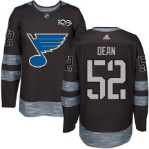 St. Louis Blues Youth Zach Dean Authentic Black 1917-2017 100th Anniversary Jersey