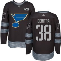 St. Louis Blues Youth Pavol Demitra Authentic Black 1917-2017 100th Anniversary Jersey