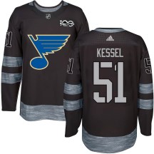 St. Louis Blues Youth Matthew Kessel Authentic Black 1917-2017 100th Anniversary Jersey