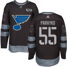 St. Louis Blues Youth Colton Parayko Authentic Black 1917-2017 100th Anniversary Jersey