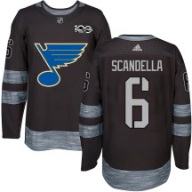 St. Louis Blues Youth Marco Scandella Authentic Black 1917-2017 100th Anniversary Jersey