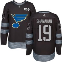 St. Louis Blues Youth Brendan Shanahan Authentic Black 1917-2017 100th Anniversary Jersey