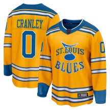 St. Louis Blues Youth Will Cranley Fanatics Branded Breakaway Yellow Special Edition 2.0 Jersey
