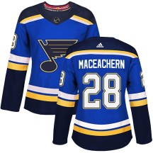 St. Louis Blues Women's MacKenzie MacEachern Adidas Authentic Blue Mackenzie MacEachern Home Jersey