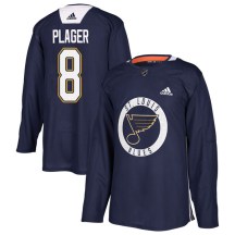 St. Louis Blues Youth Barclay Plager Adidas Authentic Blue Practice Jersey
