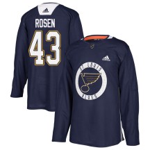 St. Louis Blues Youth Calle Rosen Adidas Authentic Blue Practice Jersey