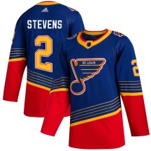 St. Louis Blues Youth Scott Stevens Adidas Authentic Blue 2019/20 Jersey