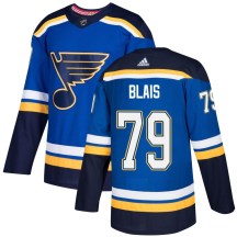 St. Louis Blues Youth Sammy Blais Adidas Authentic Blue Home Jersey