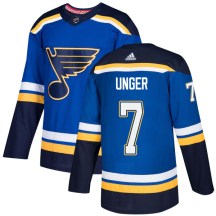 St. Louis Blues Youth Garry Unger Adidas Authentic Blue Home Jersey
