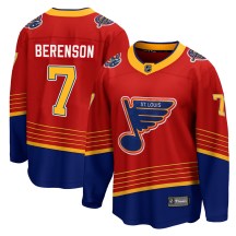 St. Louis Blues Youth Red Berenson Fanatics Branded Breakaway Red 2020/21 Special Edition Jersey