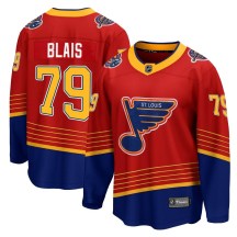 St. Louis Blues Youth Sammy Blais Fanatics Branded Breakaway Red 2020/21 Special Edition Jersey