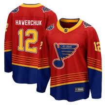 St. Louis Blues Youth Dale Hawerchuk Fanatics Branded Breakaway Red 2020/21 Special Edition Jersey