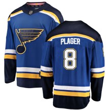 St. Louis Blues Youth Barclay Plager Fanatics Branded Breakaway Blue Home Jersey