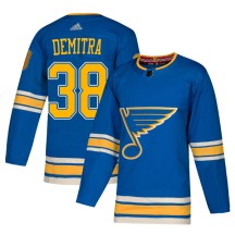 St. Louis Blues Youth Pavol Demitra Adidas Authentic Blue Alternate Jersey