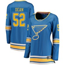 St. Louis Blues Women's Zach Dean Fanatics Branded Breakaway Blue Alternate Jersey