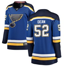 St. Louis Blues Women's Zach Dean Fanatics Branded Breakaway Blue Home Jersey